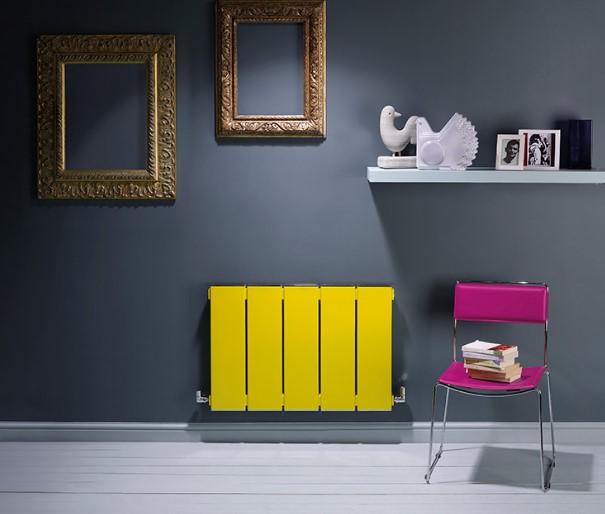 bisque blok coloured radiator